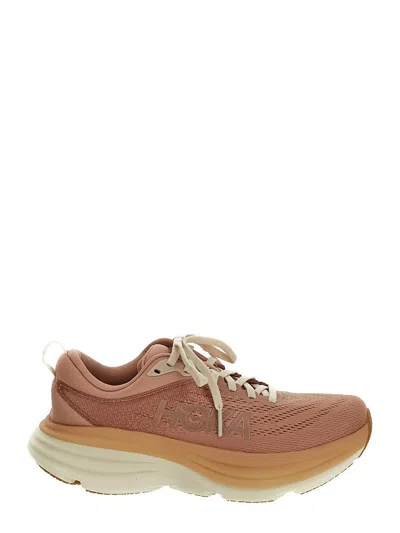 Hoka Bondi 8 Sneaker In Pink