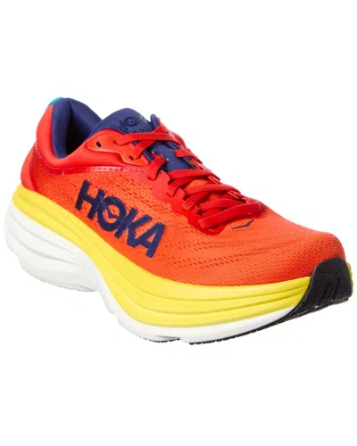 Hoka Bondi 8 Sneaker In Red