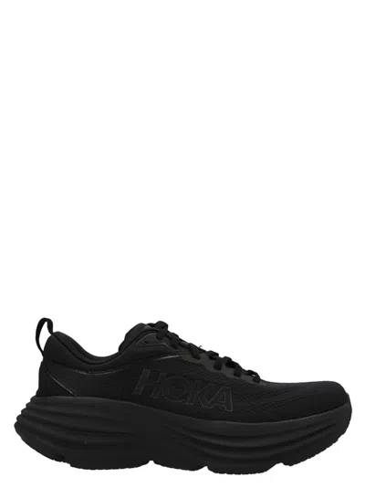 Hoka Bondi 8 Sneakers In Black