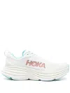 Hoka Bondi 8 Running Shoe In Frost/rose Gold