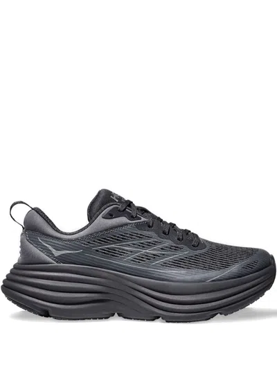 Hoka Bondi 8 Ts Caged "charcoal Grey / Grey Skies" Sneakers In Gray