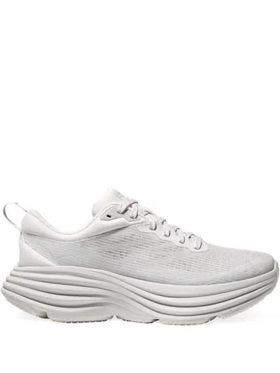 Hoka Bondi 8 Ts Caged Sneakers In White