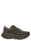 Hoka One One Bondi 8 Ts Caged Chunky Sneakers In Brown