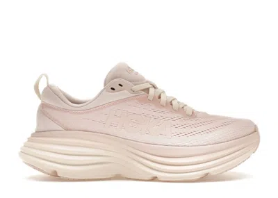 Pre-owned Hoka Bondi 8 (women's) Sneakers In Cosmic Pearl In Silver