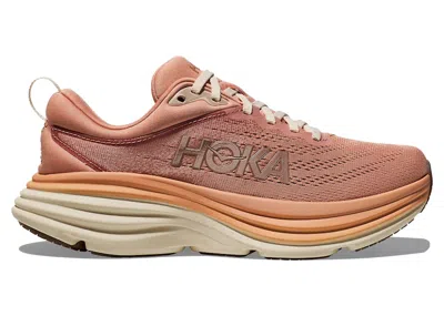 Pre-owned Hoka Bondi 8 (women's) Sneakers In Sandstone/cream