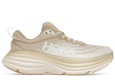 Pre-owned Hoka Bondi 8 (women's) Sneakers In Shifting Sand/eggnog