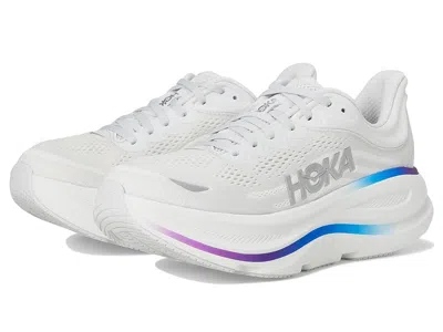 Hoka Womens  Bondi 9 In Cosmic Grey/white