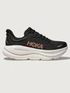 Hoka One One Rincon 4 1155130-bblc Sneaker Mens Black Lace Up Road Running Shoes In Black,rose Gold
