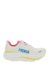 Hoka Bondi 9 Rubber-trimmed Mesh Sneakers In White