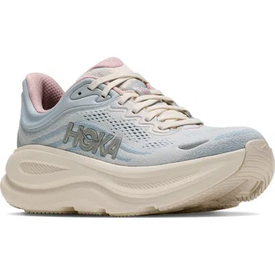 Hoka Bondi 9 Glimmer Running Shoe In Blue