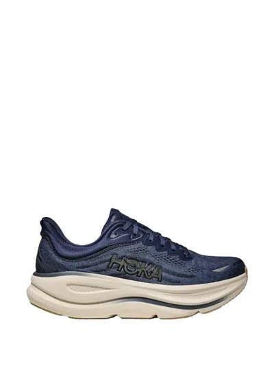 Hoka One One Blue Polyester Bondi Sneakers In Multi