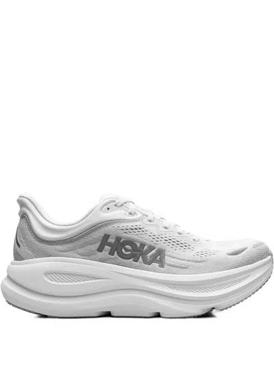 Hoka Bondi 9 Logo-print Sneakers In White