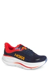Hoka Clifton 10 Rubber-trimmed Jacquard Running Sneakers In Blue