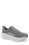Hoka Bondi 9 Running Shoe In Gray