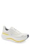 Hoka Mens  Bondi 9 In White/grout