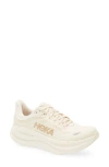 Hoka Bondi 9 Running Shoe In Beige