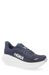 Hoka Bondi 9 Running Shoe In Varsity Navy/white/wh