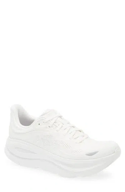 Hoka Bondi 9 Running Shoe In White