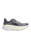 Hoka Bondi 9 Running Sneakers In Gray