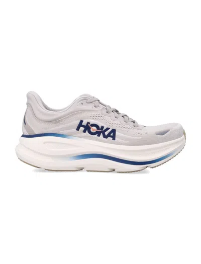 Hoka Bondi 9 Sneakers In Gray