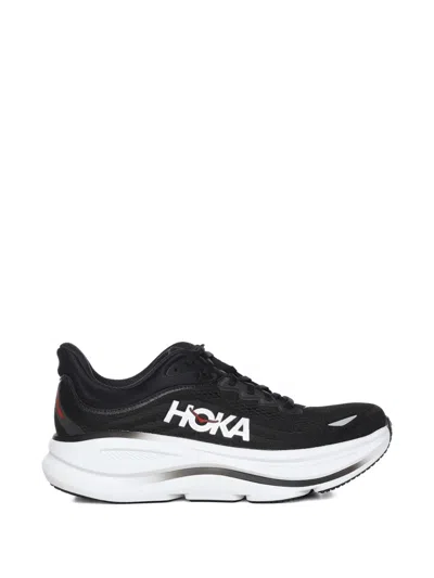 Hoka Bondi 9 Running Shoe In Black