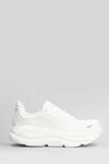 Hoka M Bondi 9 Synthetic Fabric Sneakers In White