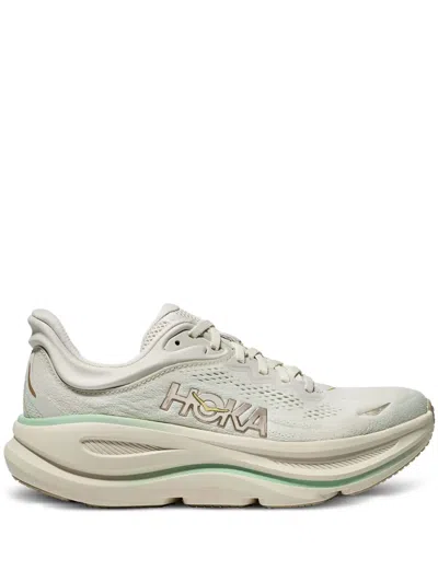 Hoka W Bondi 9 Woman Sneakers Light Green Size 8 Textile Fibers