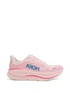 Hoka Bondi Technical Mesh Active Sneakers In Pink