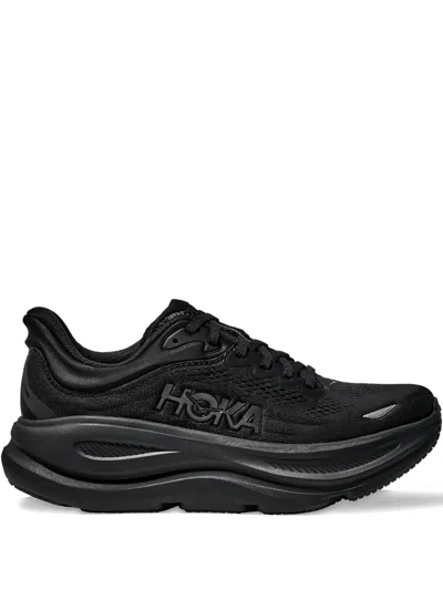 HOKA BONDI 9 WIDE "BLACK" SNEAKERS