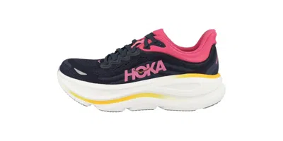 Hoka Bondi 9 Womens Running Shoe - Varsity Navy/nautical Dusk In Multi
