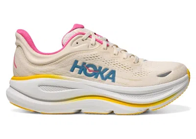 Pre-owned Hoka Bondi 9 (women's) Sneakers In Alabaster/birch In Multi