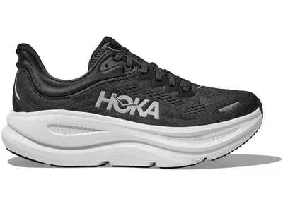 Pre-owned Hoka Bondi 9 (women's) Sneakers In Black/white