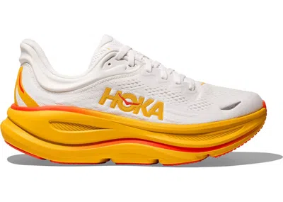 Pre-owned Hoka Bondi 9 (women's) Sneakers In Frost/sunflower In Multi