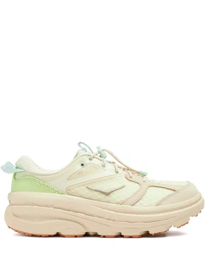 Hoka Bondi B3ls Panelled Sneakers In Neutral