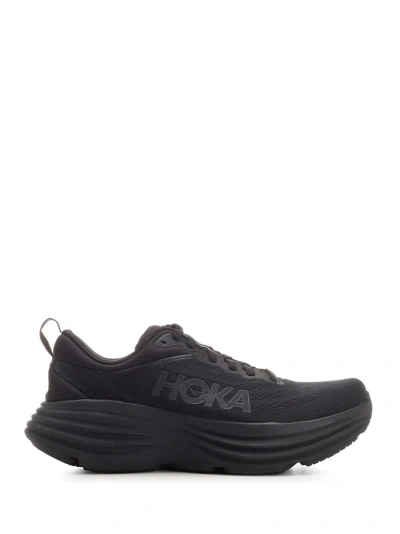 Hoka Bondi Sneakers In Bblc Black / Black