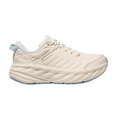 Pre-owned Hoka Bondi Sr 'alabaster Overcast' | Cream | Men's Size 10.5 In White