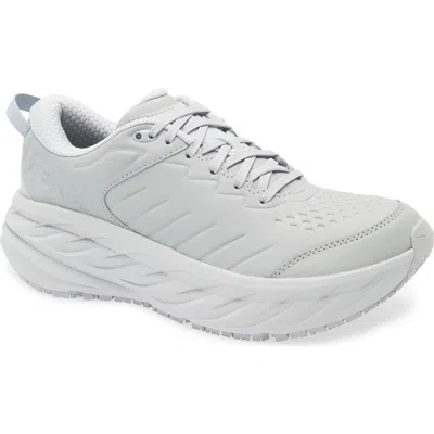 Hoka Bondi Sr Water Resistant Running Shoe In Gray