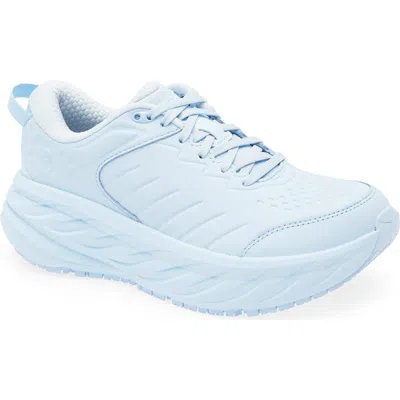 Hoka Bondi Sr Wide Water Resistant Running Shoe In Blue