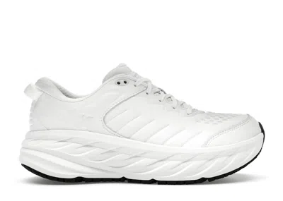 Pre-owned Hoka Bondi Sr (women's) Sneakers In Frost In Gray