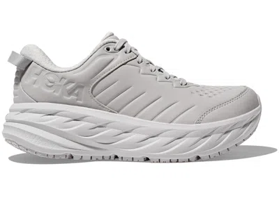 Pre-owned Hoka Bondi Sr (women's) Sneakers In Harbor Mist/lunar Rock