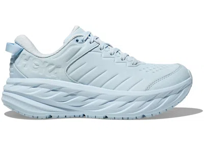 Pre-owned Hoka Bondi Sr (women's) Sneakers In Ice Water In Blue