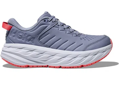 Pre-owned Hoka Bondi Sr (women's) Sneakers In Moonlight/pale Dusk In Purple
