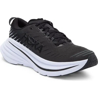 Hoka Bondi X Running Shoe In Black/white