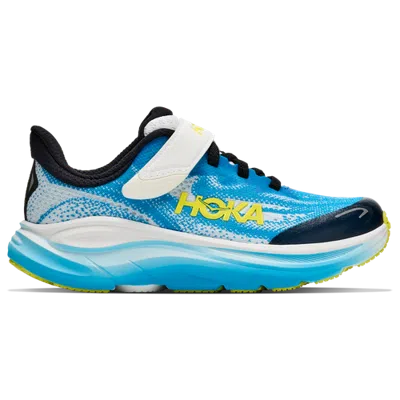 Hoka Kids' Boys Clifton 10 In Blue/multi