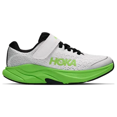 Hoka Kids' Boys Preschool  Rincon 4 In White/green