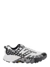 Hoka Breathable Mesh Sneakers With Cushioned Sole In Gray