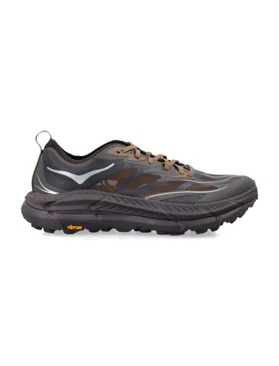 Hoka Mens  Mafate Speed 4 Lite In Brown/black