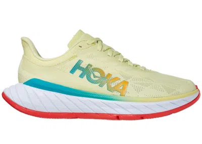 Pre-owned Hoka Carbon X 2 (women's) Sneakers In Luminary Green/hot Coral In Multi