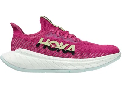 Pre-owned Hoka Carbon X 3 (women's) Sneakers In Festival Fuchsia/black