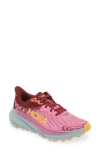 Hoka Challenger 7 Running Shoe In Strawberry/cabernet